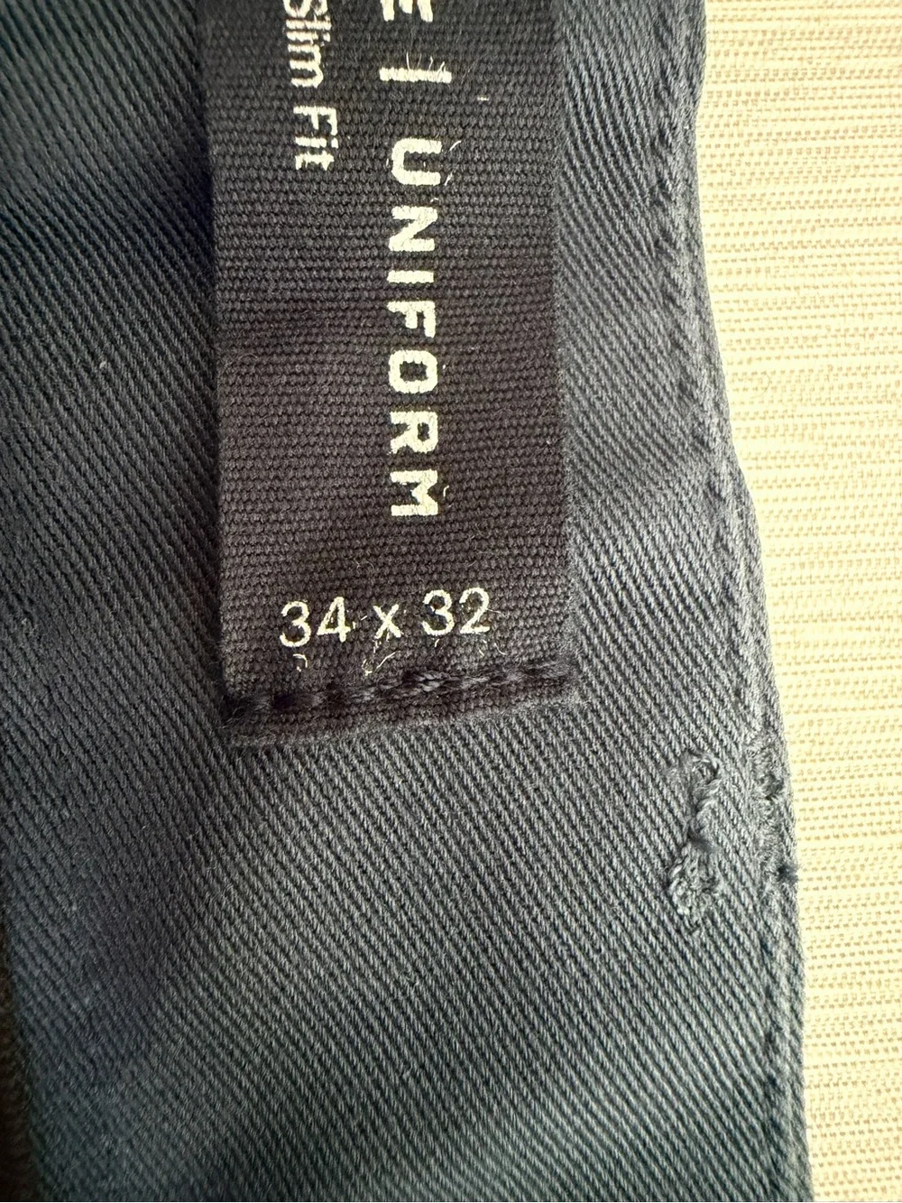 Everlane The Performance Chino Uniform Insignia Blue 34x32 Slim Fit NWOT